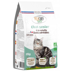 Croquette chat sénior à la...