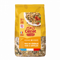 Trio de céréales, soja et...