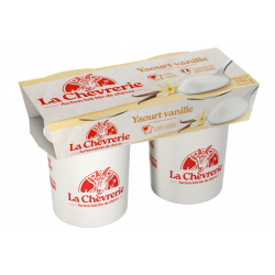 Yaourt chèvre vanille 2x125g