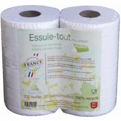 Essuie-tout blanc 100%...