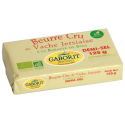 Beurre cru 1/2 sel 125g