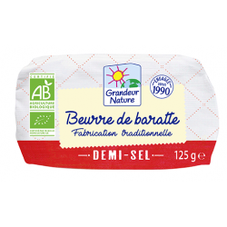 Beurre de baratte moulé...