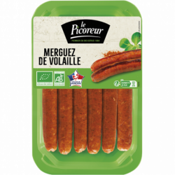 Merguez de volaille x6 300g