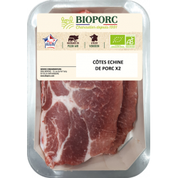 Côte de porc échine avec os...