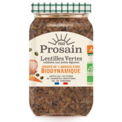 Lentilles vertes Demeter...