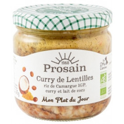 Curry de lentilles au lait...