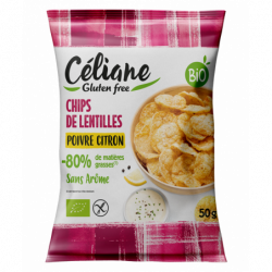 Chips de lentilles citron...