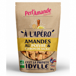 Amandes poivrées au citron...