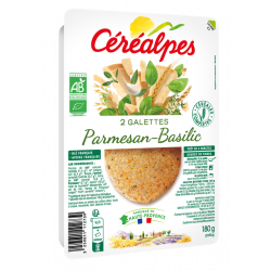 Galette parmesan-basilic 2x90g