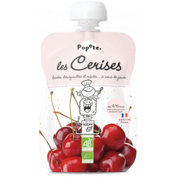 Purée de cerise en gourde,...