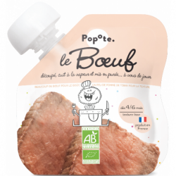 Purée de boeuf en gourde,...
