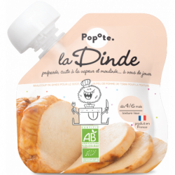 Purée de dinde en gourde,...