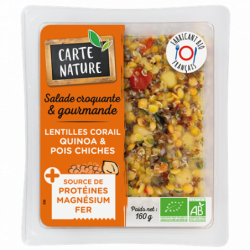 Salade lentilles corail,...