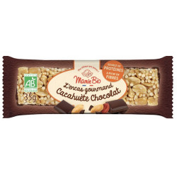 Barre chocolatée cacahuète...