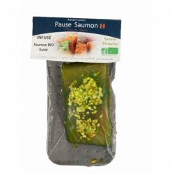 Saumon infusé pistache 100g