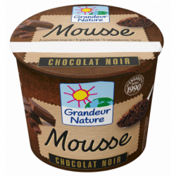 Mousse au chocolat noir en...