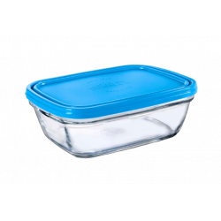 Saladier verre rectangle 1.1l