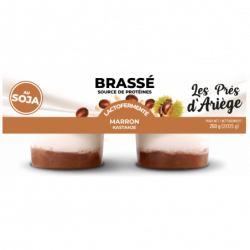 Soja brassé sur lit de...