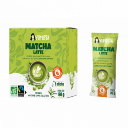 Matcha latte en stick,...