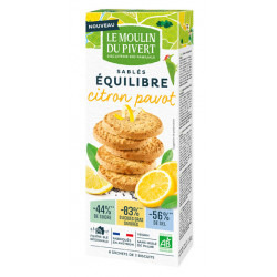 Sablé citron pavot 150g, végan