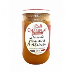 Purée de pommes et creme de...