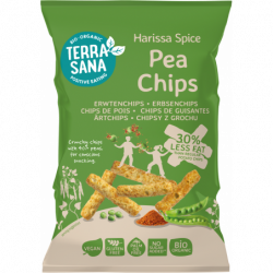 Chips de petit pois à la...