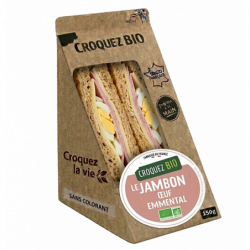 Sandwich jambon, emmental,...