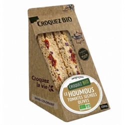 Sandwich houmous, olives et...