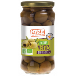 Olive verte dénoyautée 160g...